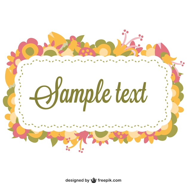 Bloem vector frame design