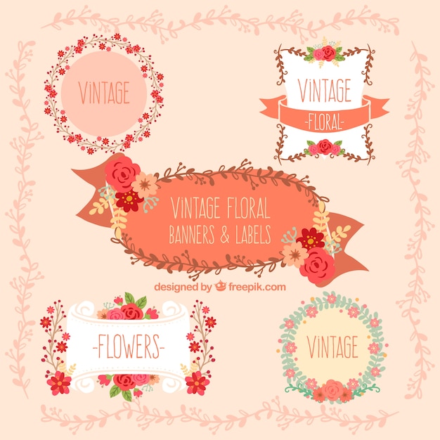 Bloemen labels