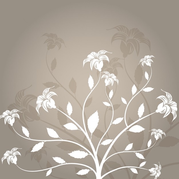 Gratis vector bloemenontwerpachtergrond