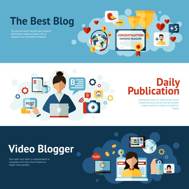 Blogger-bannerset