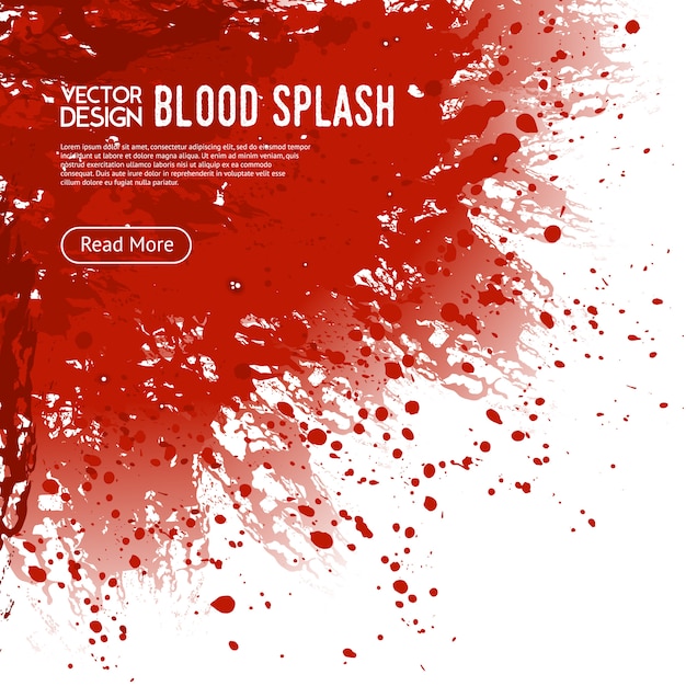 Gratis vector blood splash background webpagina ontwerp poster