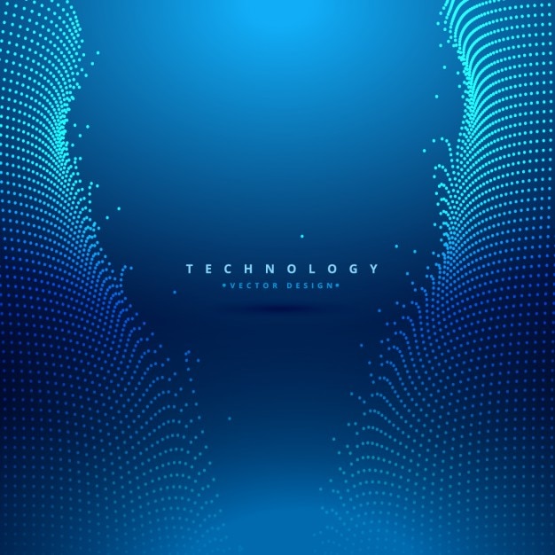 Gratis vector blue technology background