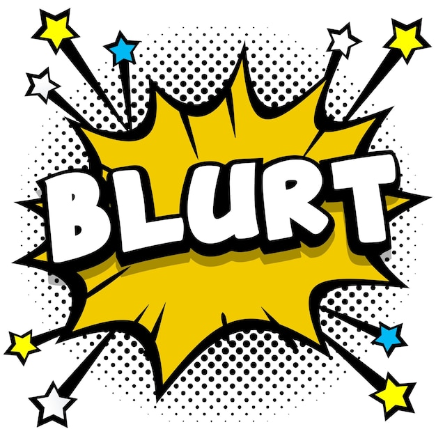 Gratis vector blurt pop-art komische tekstballonnen boek geluidseffecten