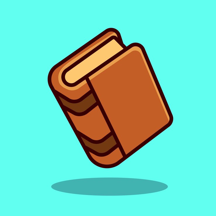 Boekpictogram Doodle Illustratie