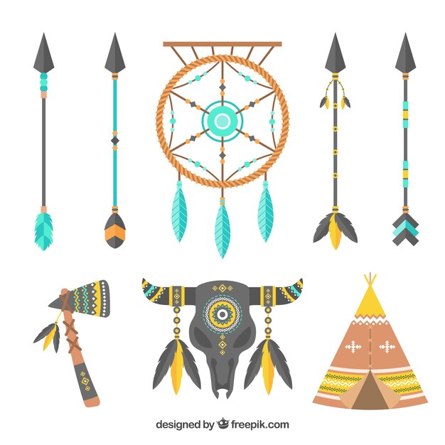 Boho ornamenten instellen