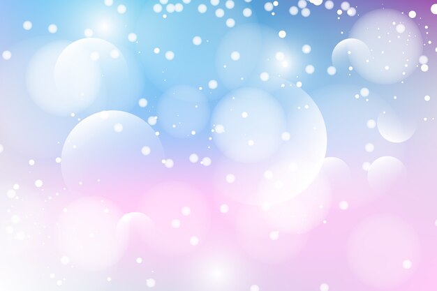 Bokeh effect achtergrond met fuzzy cirkels