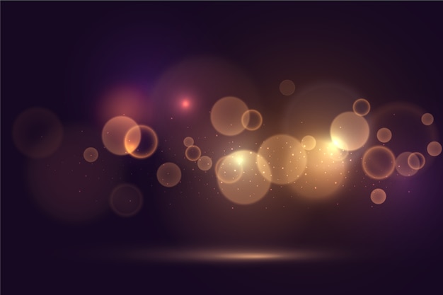 Gratis vector bokeh lichteffect behang