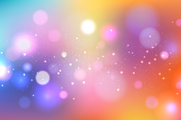 Gratis vector bokeh ontwerp lichte achtergrond