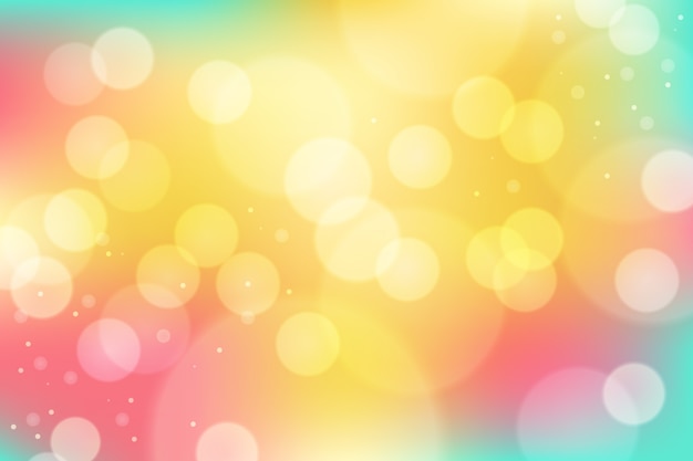 Gratis vector bokeh-thema voor behang