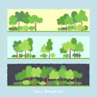 Gratis vector boom banners