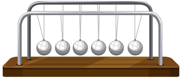 Botsingsballen op witte achtergrond