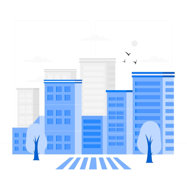 Gratis Vector bouwen concept illustratie