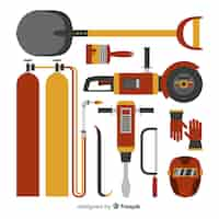 Gratis vector bouwmachines collectie