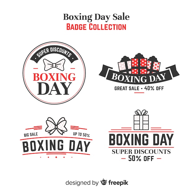 Boxing day koop badge collectie