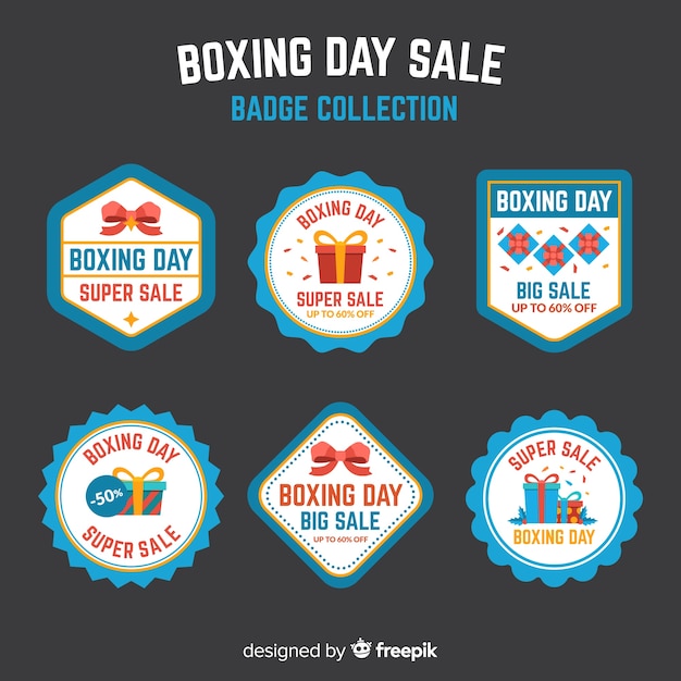 Boxing day koop badge collectie