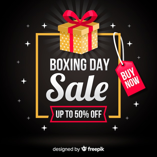 Boxing day verkoop achtergrond