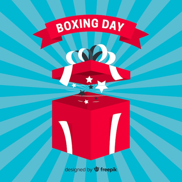 Boxing day verkoop achtergrond