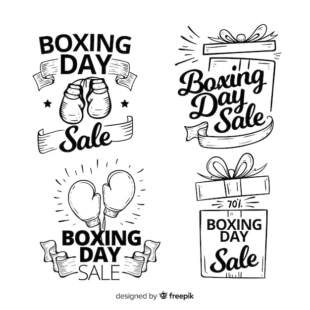 Boxing day verkoop label collectie