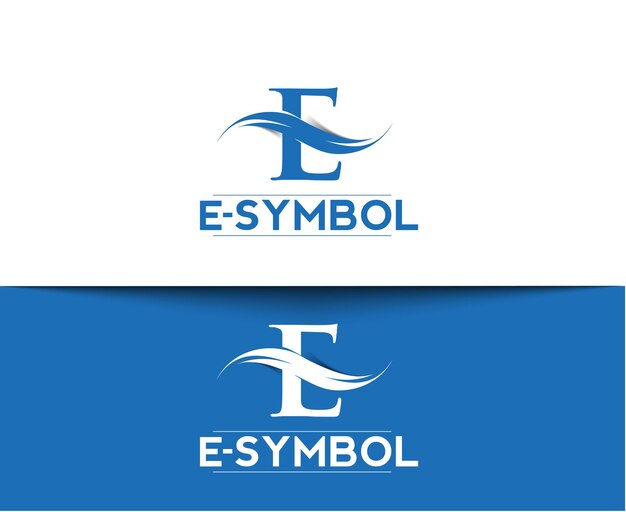 Branding identiteit corporate vector logo letter E ontwerp