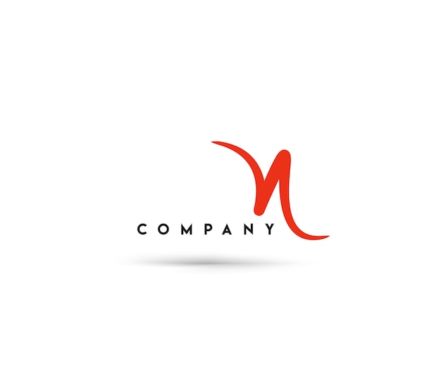 Branding identiteit Corporate vector logo N ontwerp.