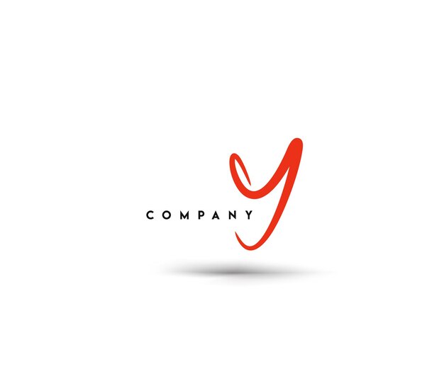 Branding identiteit Corporate Vector Logo Y ontwerp.