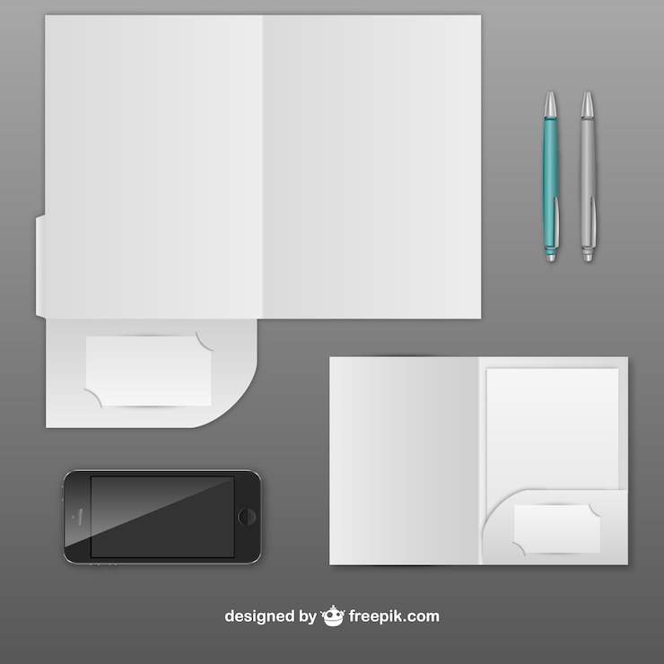 Gratis Vector branding omhoog bespotten pak
