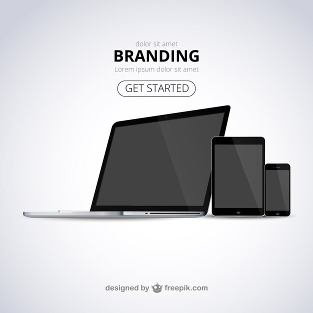 Branding web template