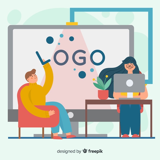 Brandingconcept voor bestemmingspagina