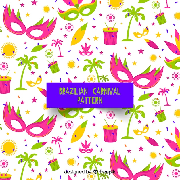 Braziliaans carnaval-patroon