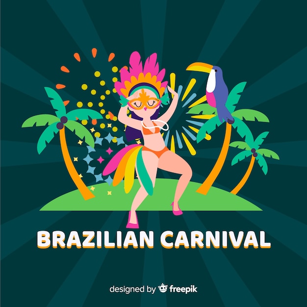 Braziliaanse carnaval achtergrond