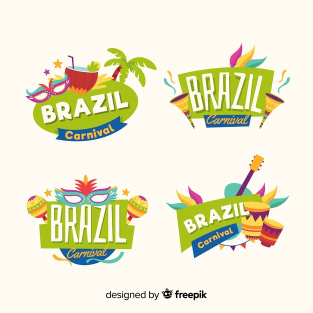 Braziliaanse carnaval labelverzameling