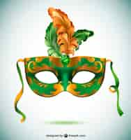 Gratis vector brazilië carnaval masker party time