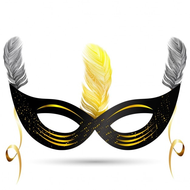 Gratis vector brazilië carnival mask