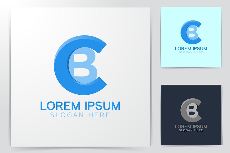Gratis Vector brief bc logo ontwerpen inspiratie geïsoleerd op witte achtergrond