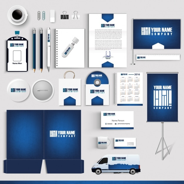 Gratis Vector briefpapier collectie