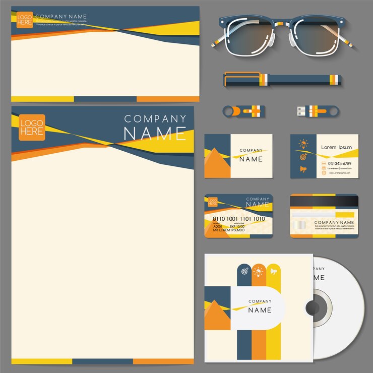 Gratis Vector briefpapier ontwerp