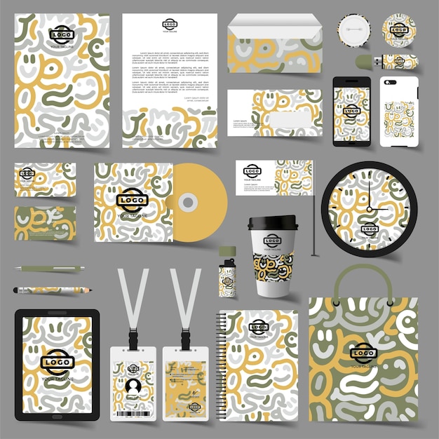 Gratis vector briefpapierontwerp in vectorformaat