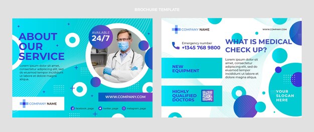 Brochure medische dienst met verloop