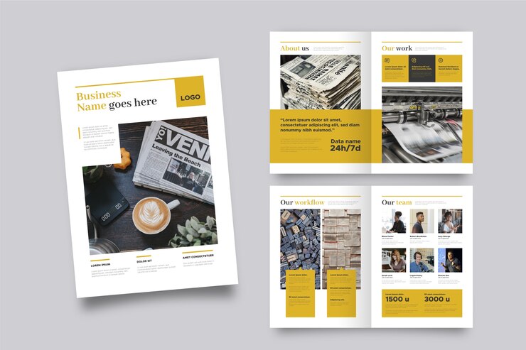 Gratis Vector brochure sjabloon lay-out