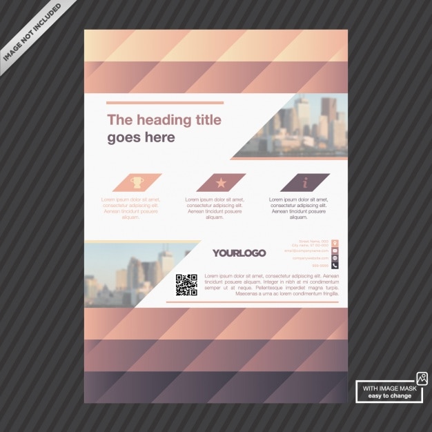 Brochure template ontwerp