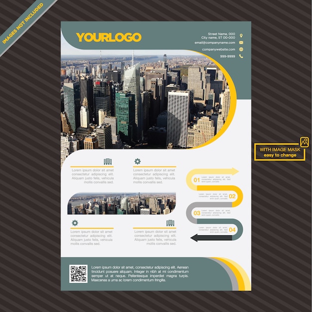 Brochure template ontwerp