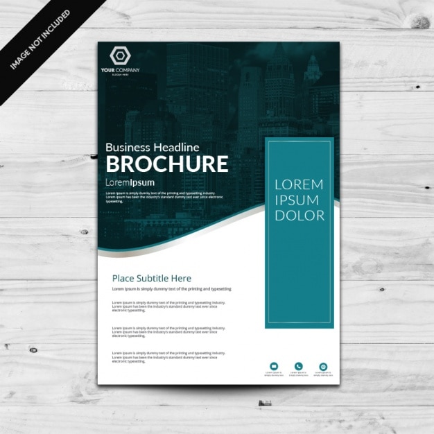 Brochure template ontwerp