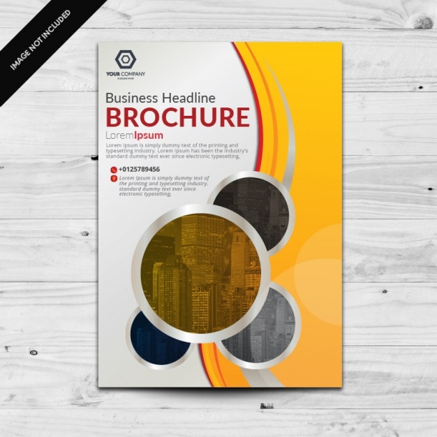 Brochure template ontwerp