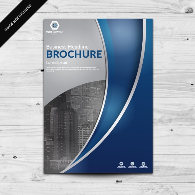 Brochure template ontwerp