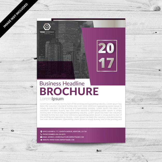 Brochure template ontwerp