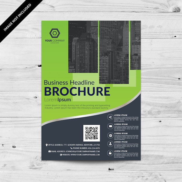 Brochure template ontwerp