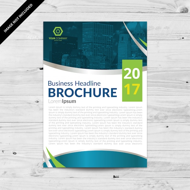 Brochure template ontwerp