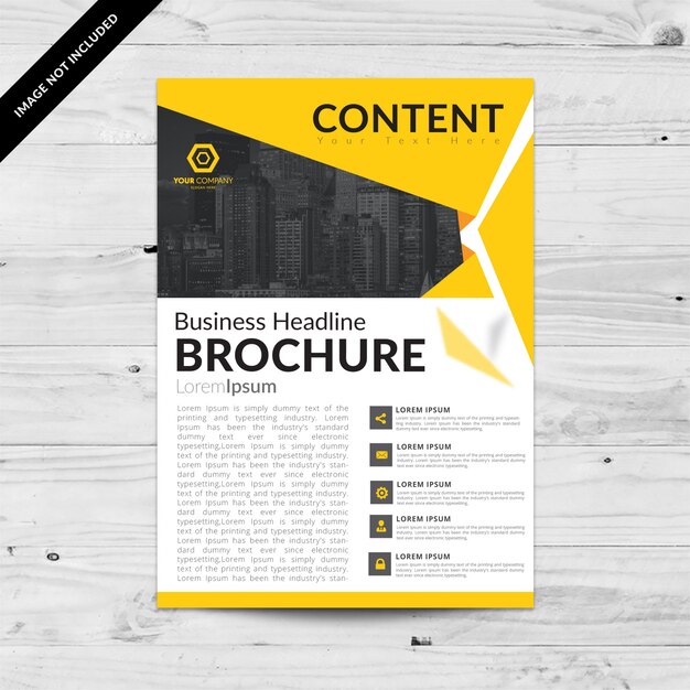 Brochure template ontwerp