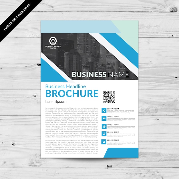 Brochure template ontwerp