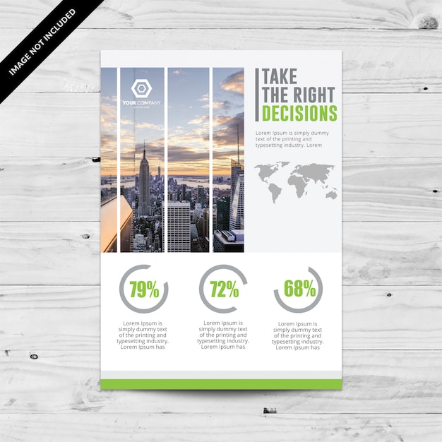 Brochure template ontwerp